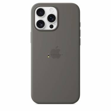 Apple iPhone 16 Pro Max Silicone Case with MagSafe Stone Gray